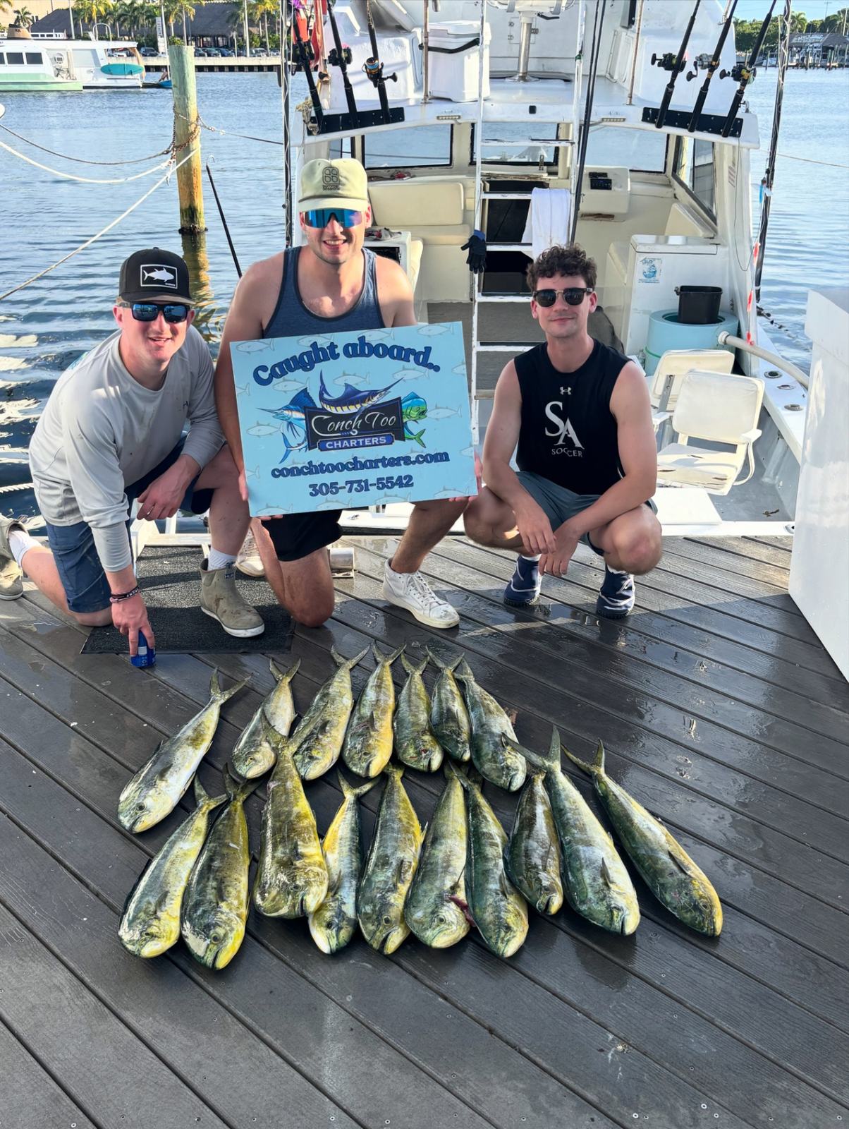 Mahi mahi catch with Conch Too Charters