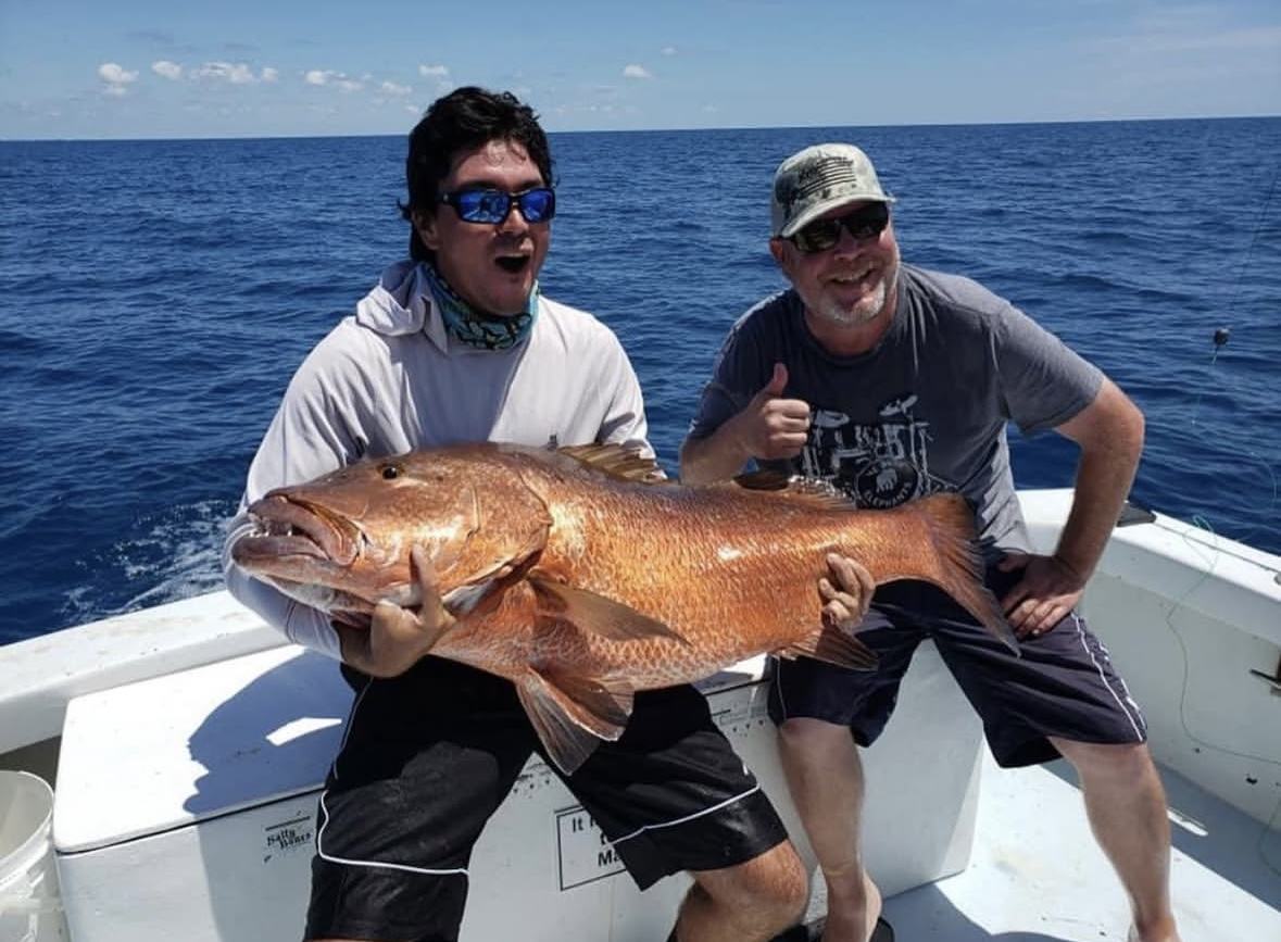 Cubera snapper catch